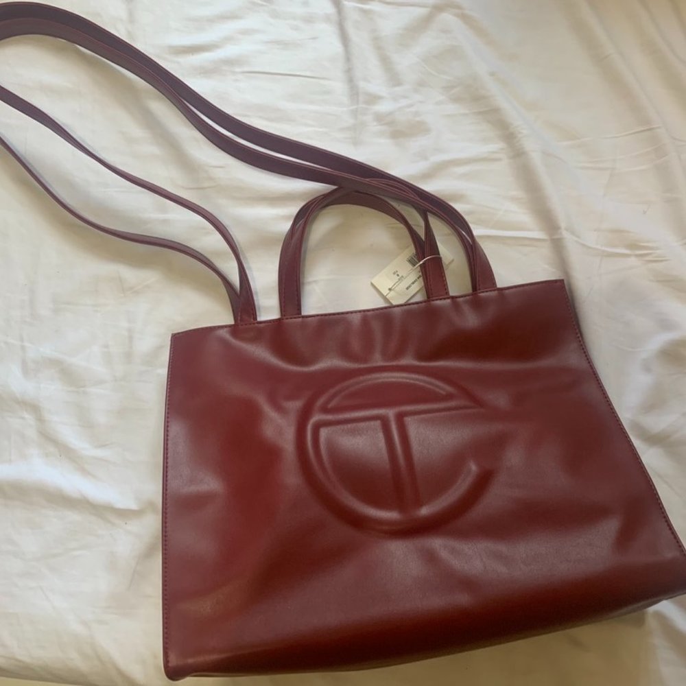NWT Telfar Medium Shopping Bag Oxblood